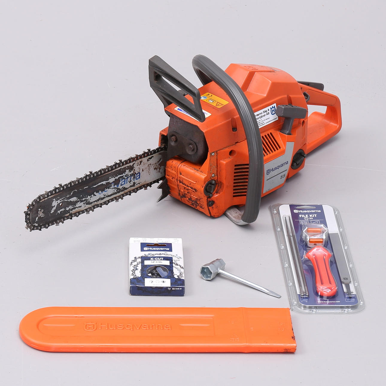 MOOTTORISAHA, Husqvarna 55.