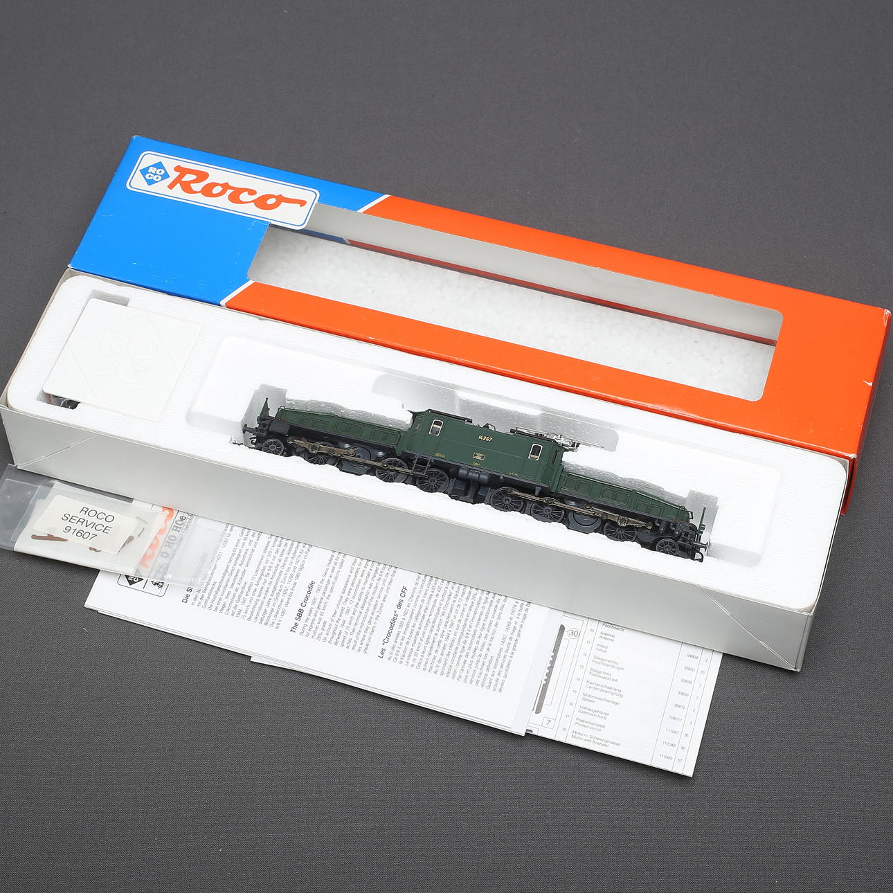 ROCO 63527 SBB The crocodile, original box.