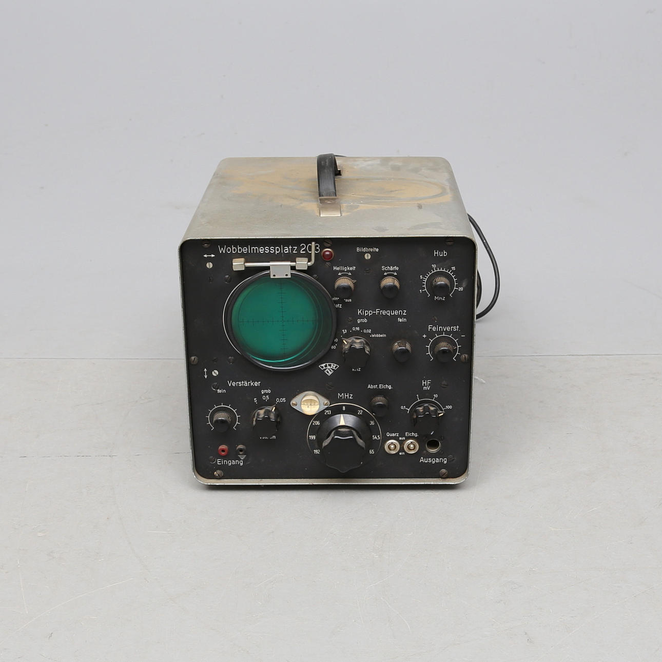 ELECTRONIC EQUIPMENT, Wobbelmessplatz 203.