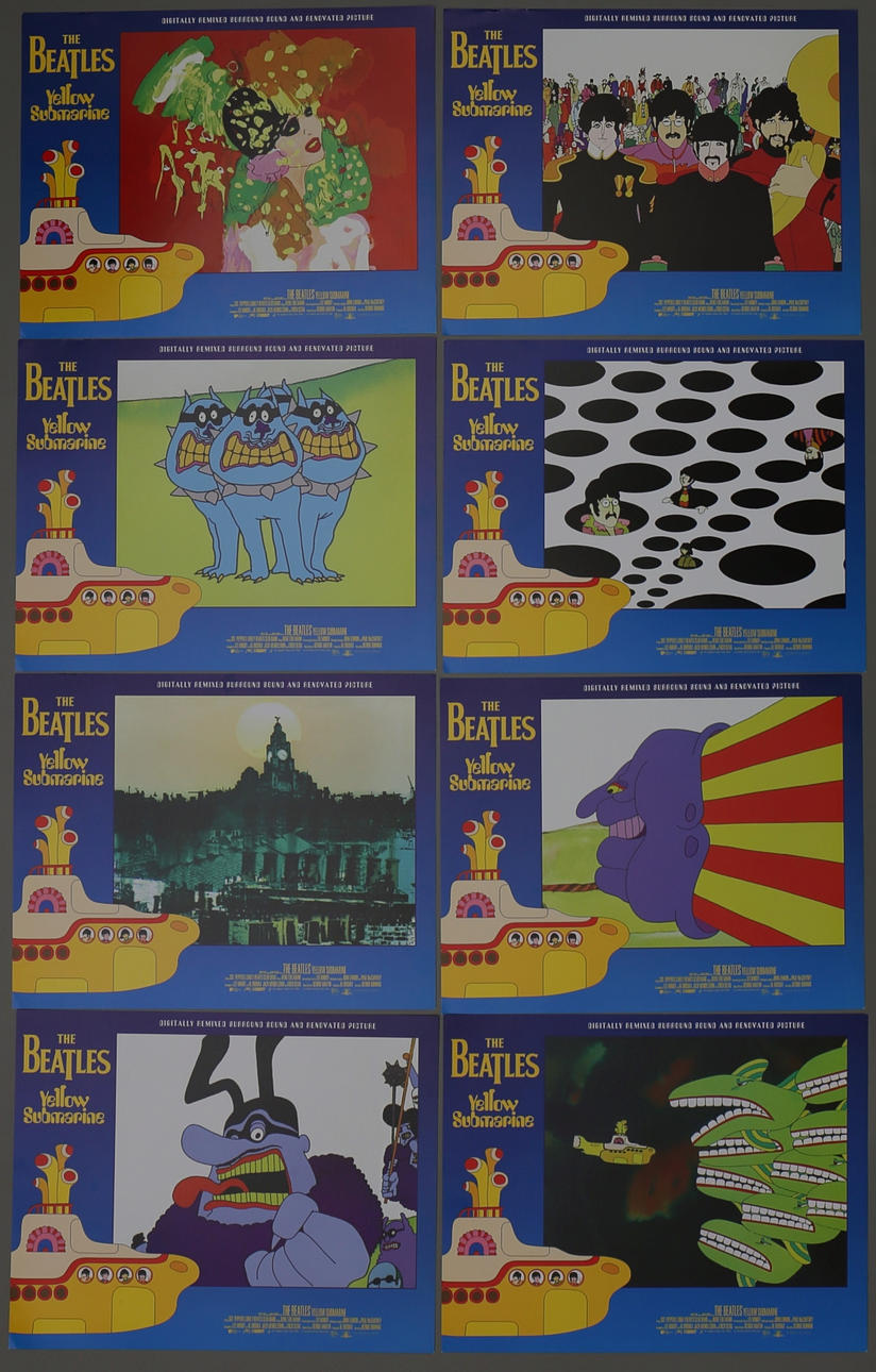 LOBBYKORT (8). The Beatles Yellow Submarie.