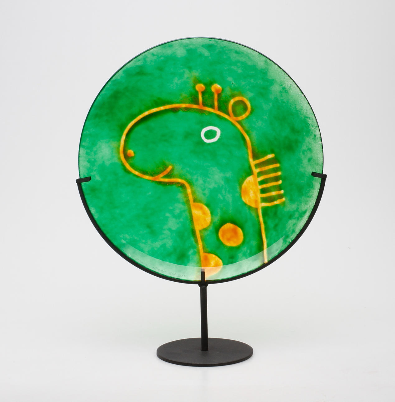 BORDSPRYDNAD, glas, Sofia W, Steninge slott, 2001.