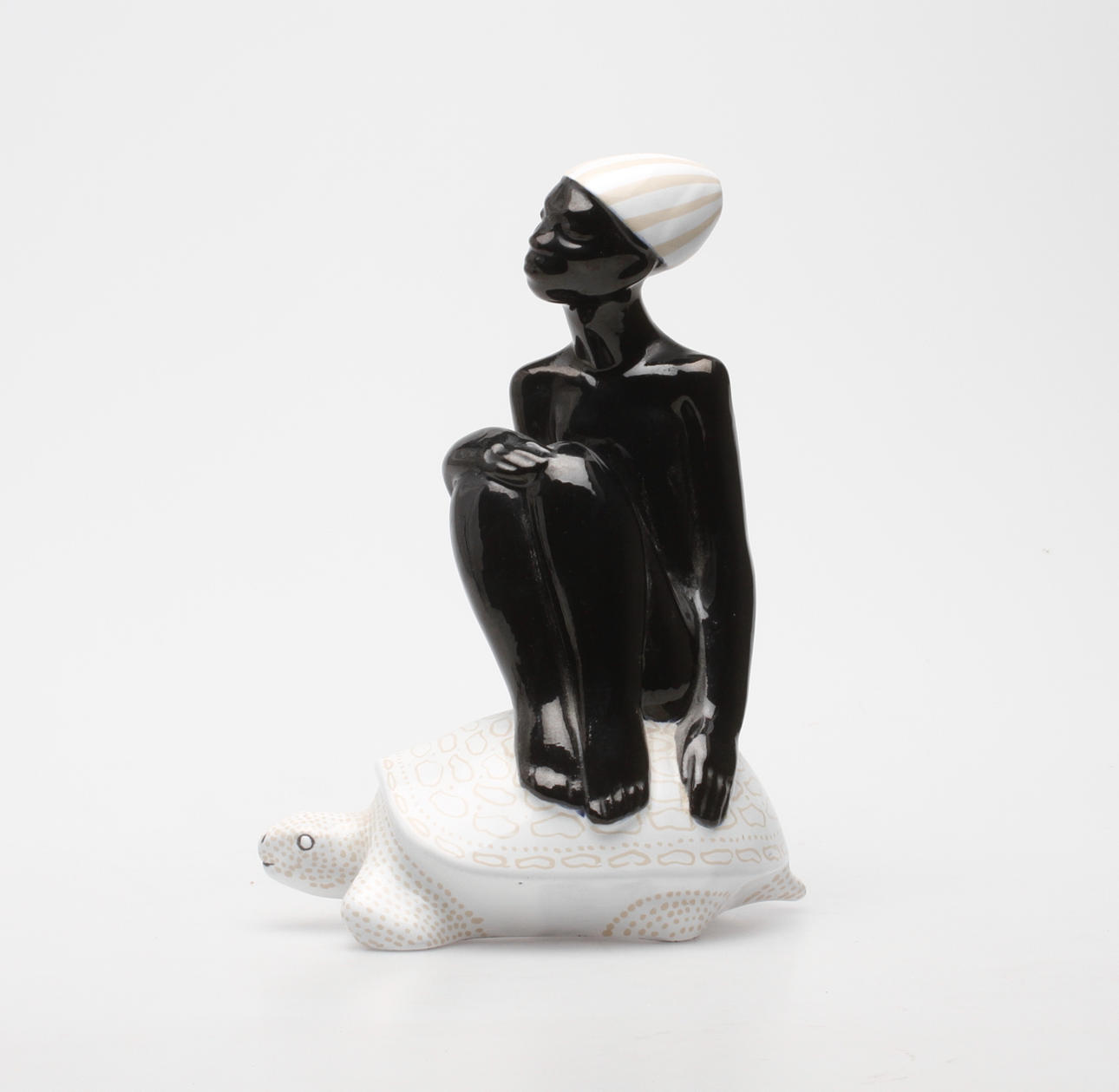 MARI SIMMULSON. FIGURIN, stengods. Uppsala-Ekeby, 1900-talets mitt.