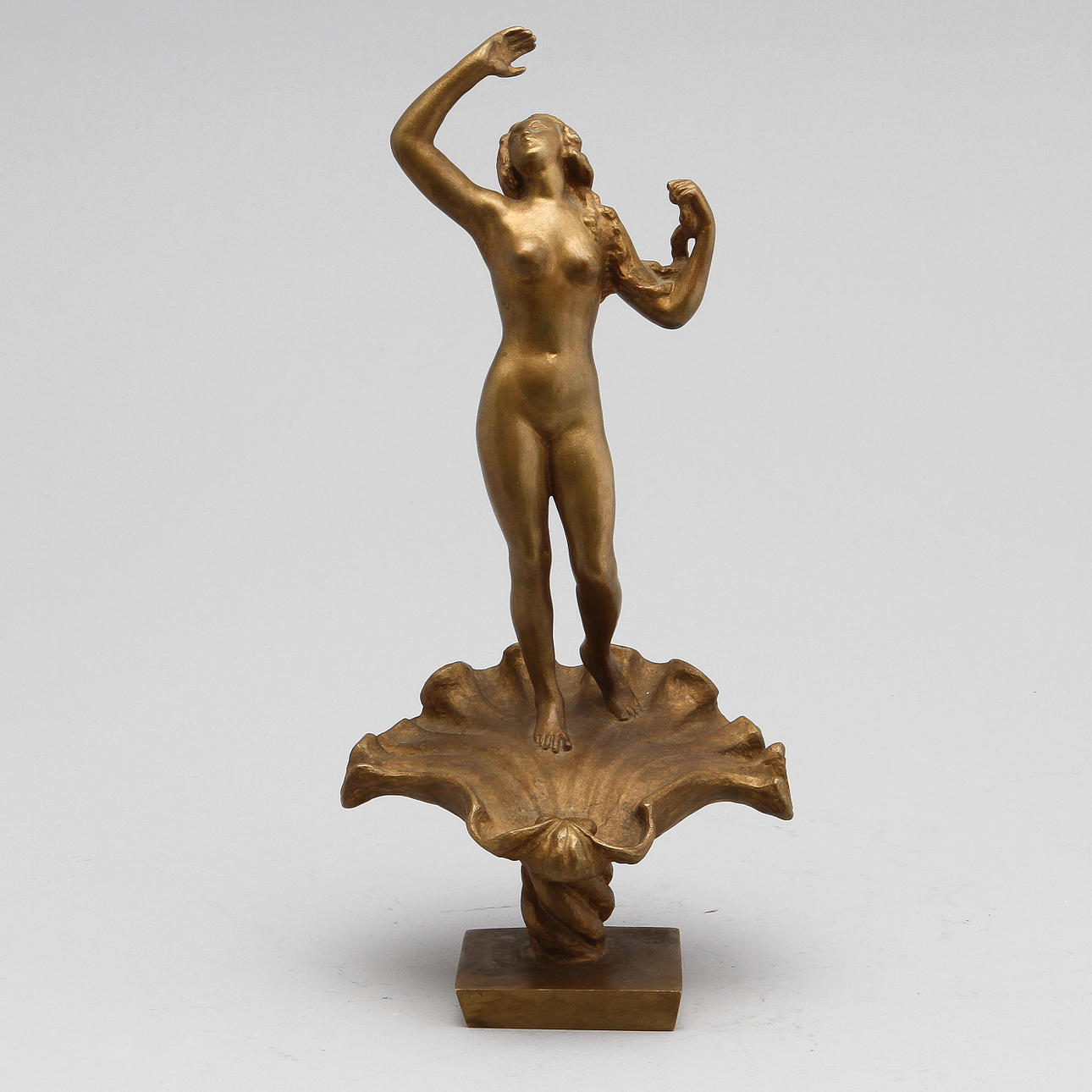 CARL ELDH. skulptur, brons, sign. E Petterson gjuteri.