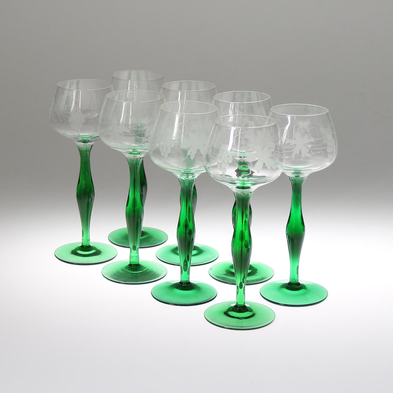 REMMARE, 8 st, glas, 1900-talets fjärde kvartal.