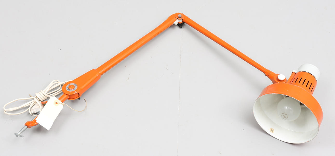 SKRIVBORDSLAMPA, industri, Boréns Aktiebolag, Borås, 1970-tal.