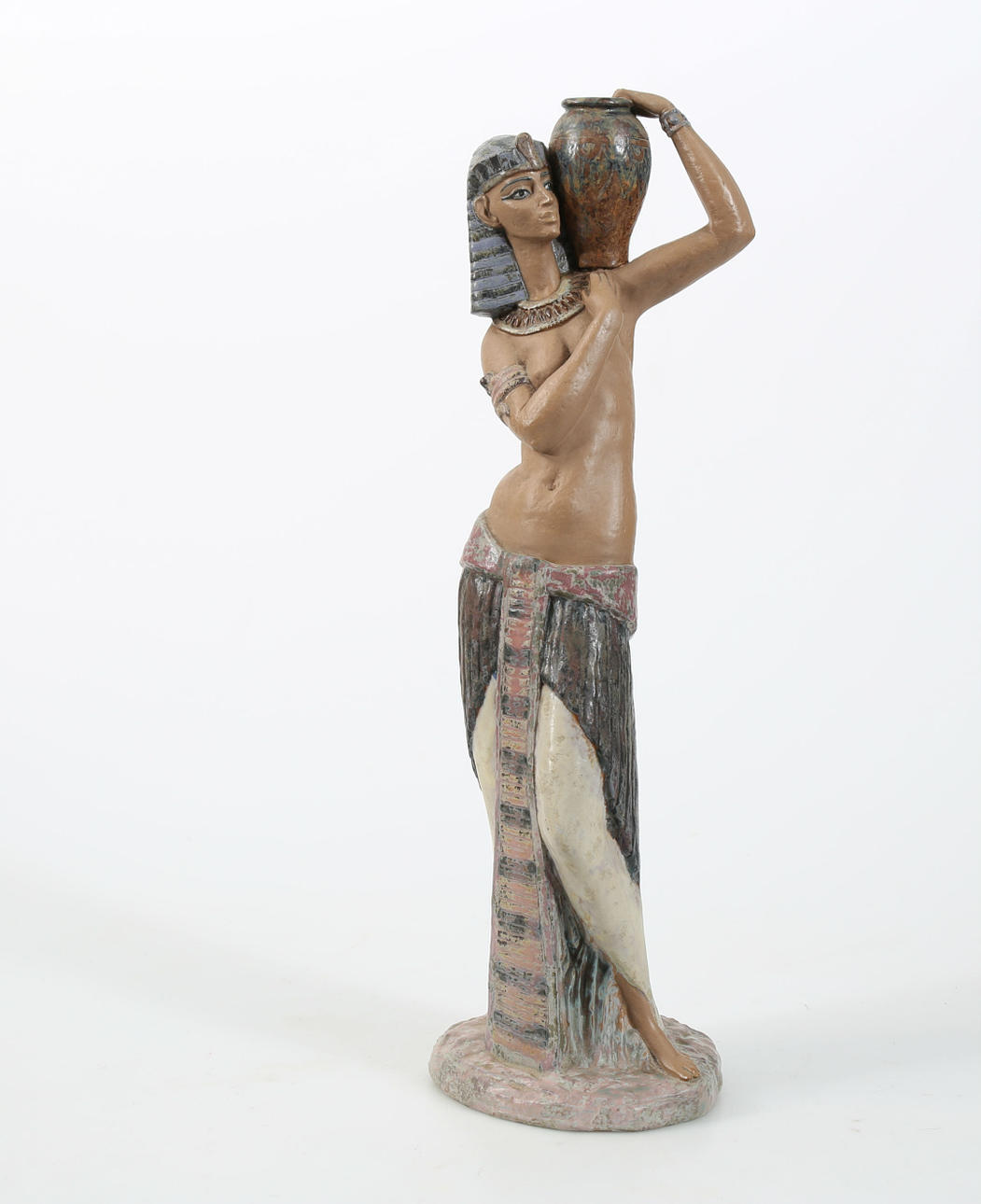 FIGURA, gres, mujer egipcia, Lladró.