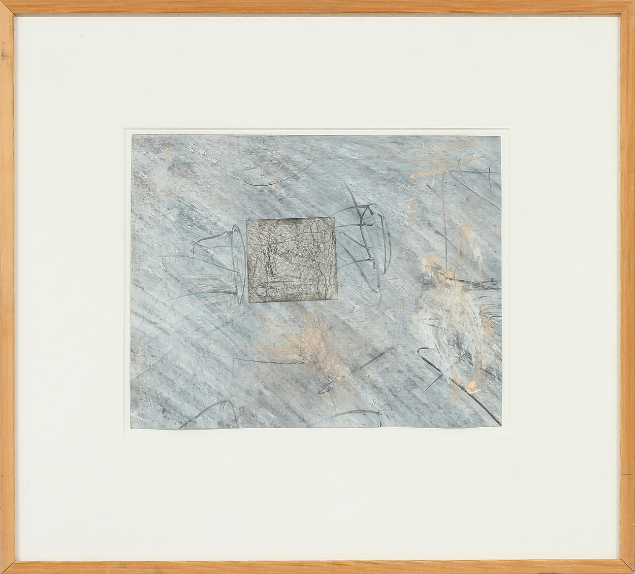 JOSEPH NECHVATAL. blandteknik, sign a tergo.