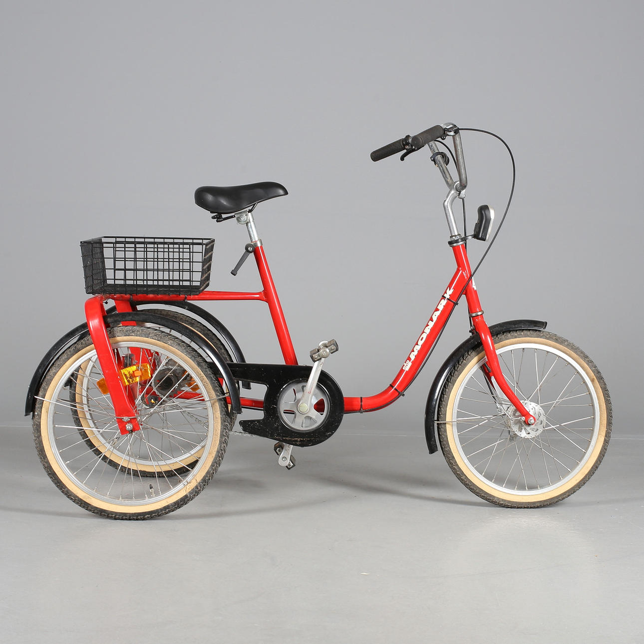 CYKEL, trehjuling, Monark, torpedo, tre växlar. 2000-tal.