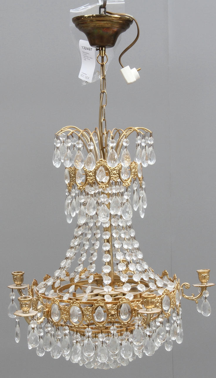 LJUSKRONA, för 5 ljus, empirestil, 19/2000-tal.