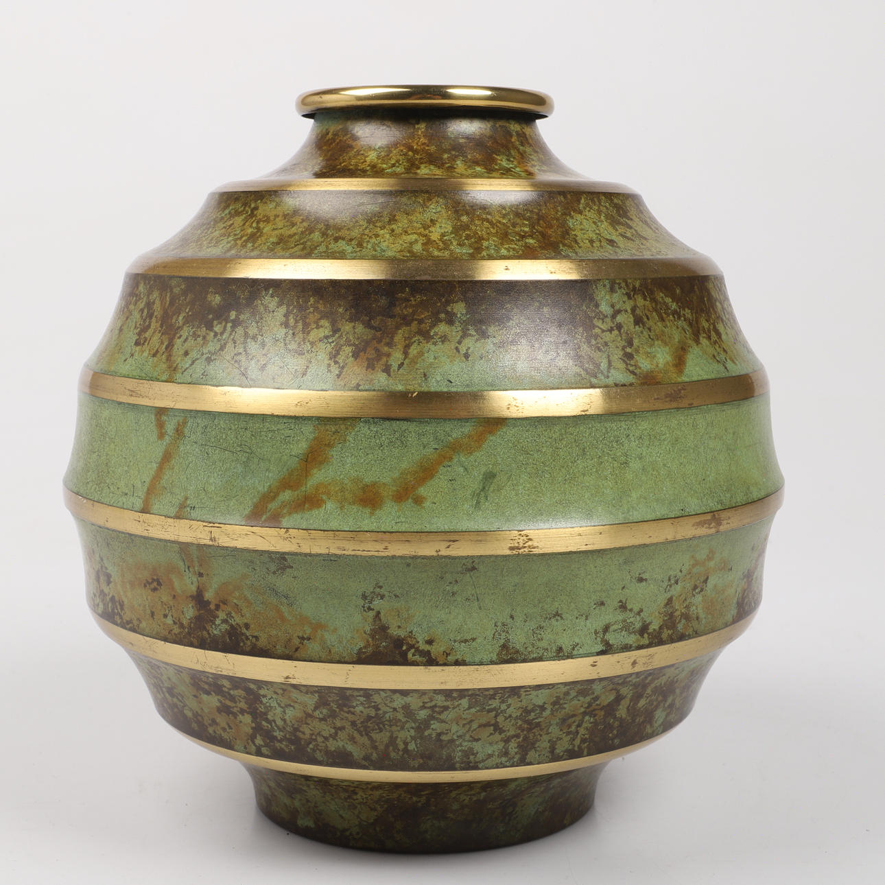 VAS, bronze, SvM Handwork, 1930s/40s.