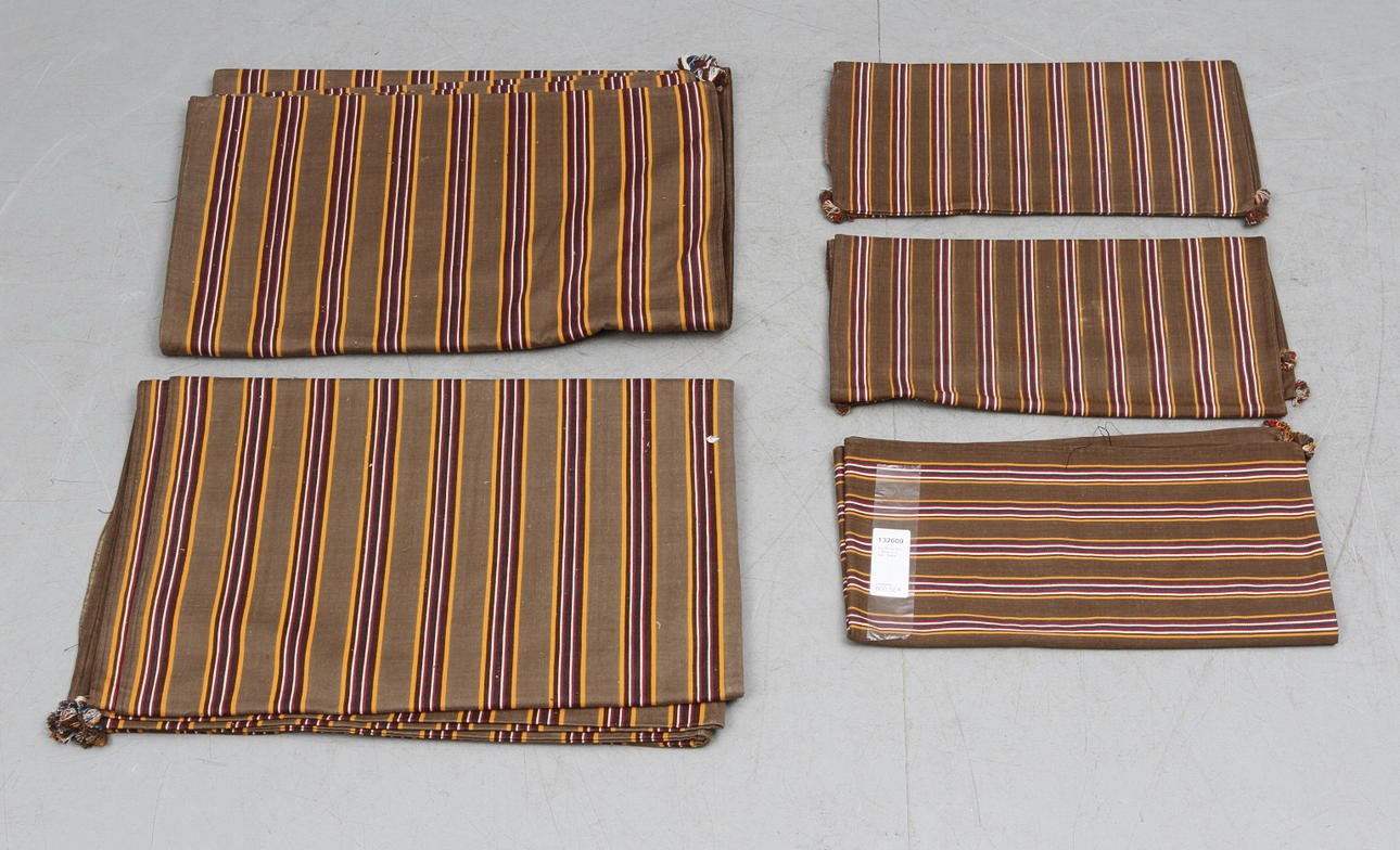 ALLMOGETEXTIL, åkdynor, 5 delar, Skåne.