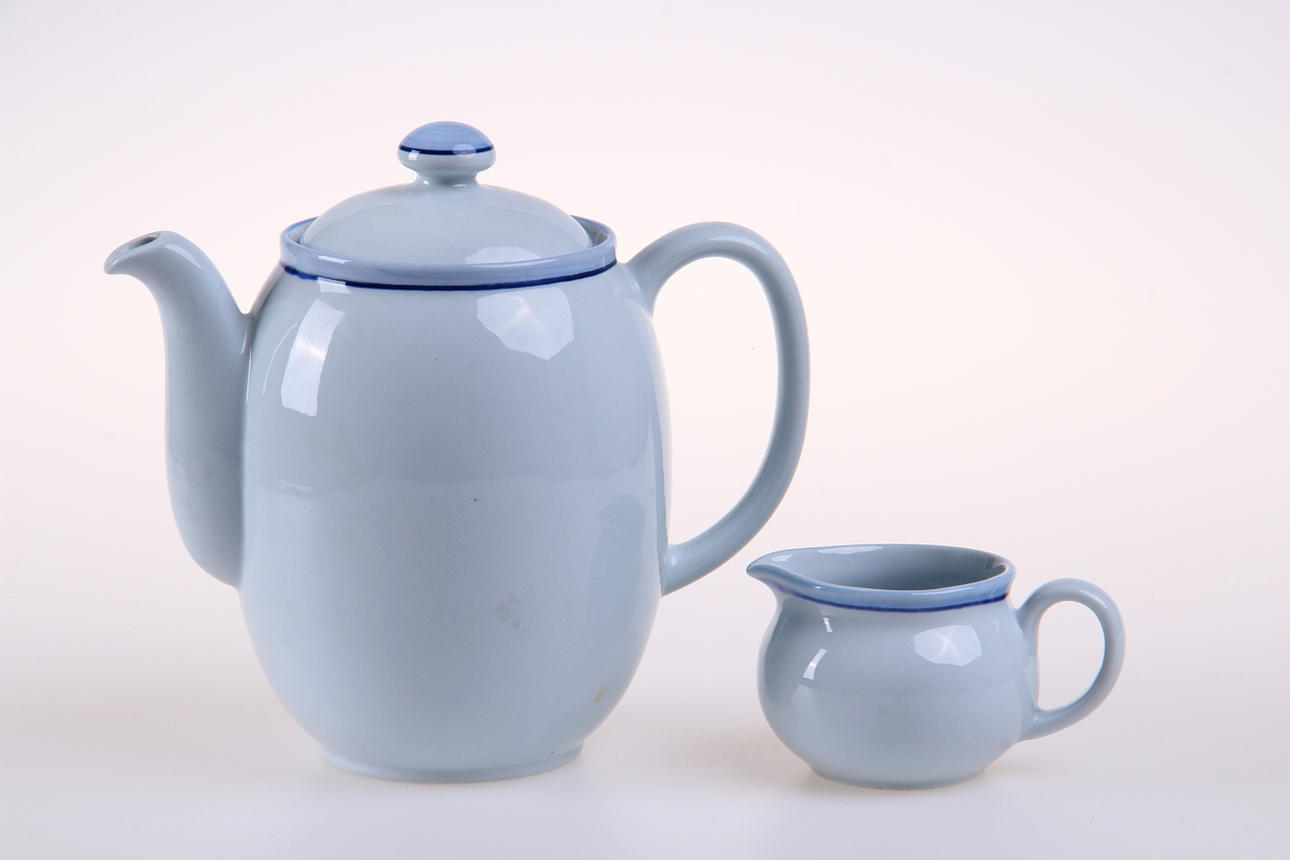 KAFFE-OCH GRÄDDKANNA, "Silja" Rörstrand.