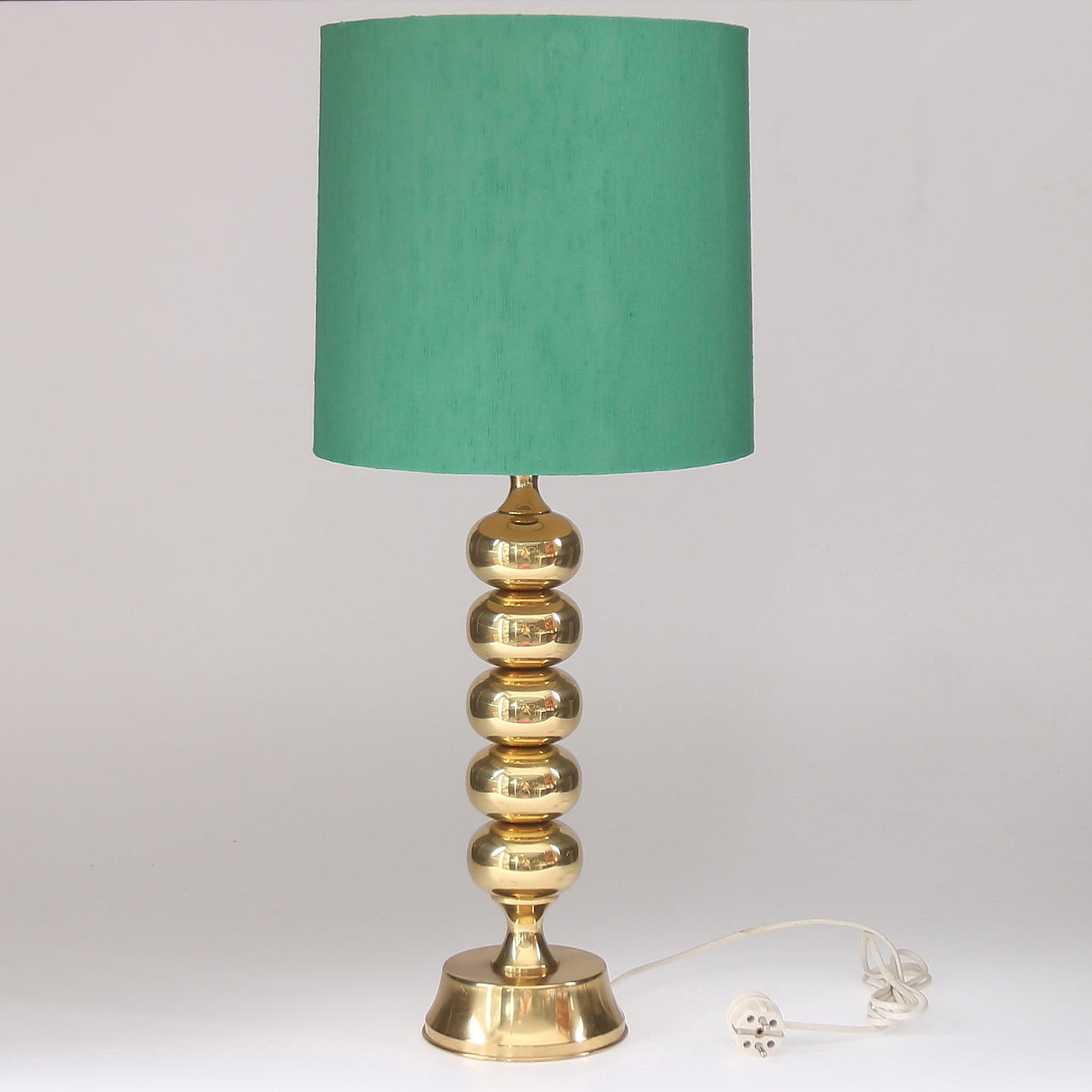 BORDSLAMPA, Mässing, troligen Lennart Centervall för Ikea, 1970-tal.