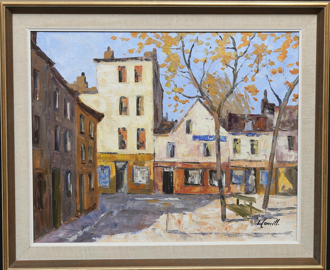 OIDENTIFIERAD KONSTNÄR. Oil on canvas, signed I Camill.