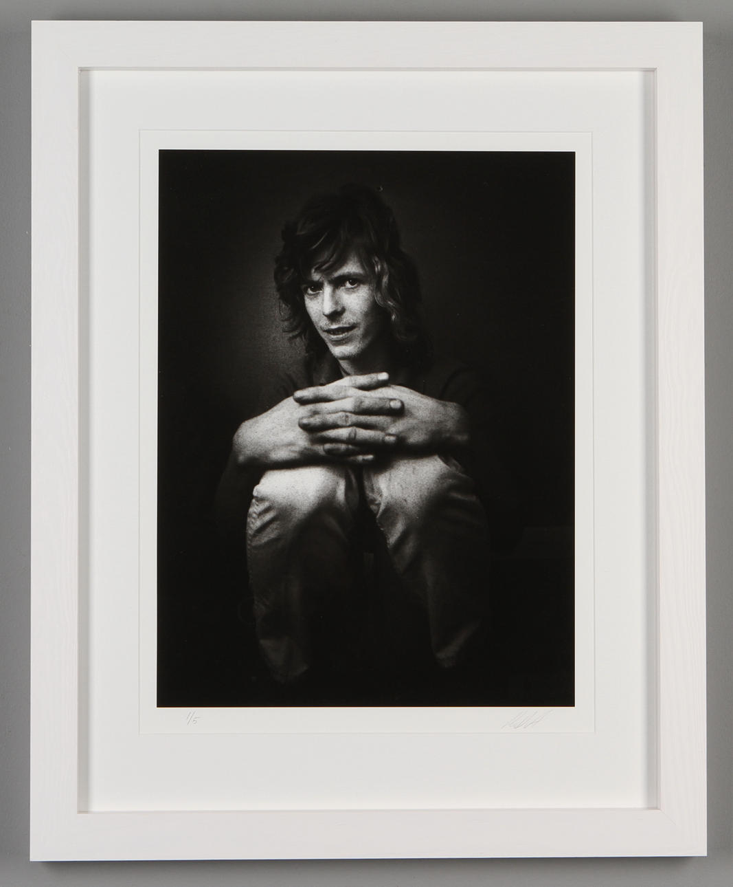 ROLF ADLERCREUTZ. David Bowie. Svartvitt fotografi, Pigment print. Signerat Rolf A. 1/5.