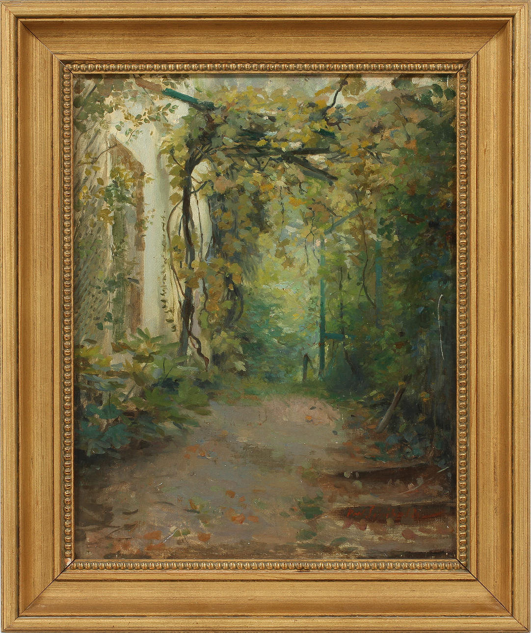 PAUL SINIBALDI. Olja på duk, signerad.