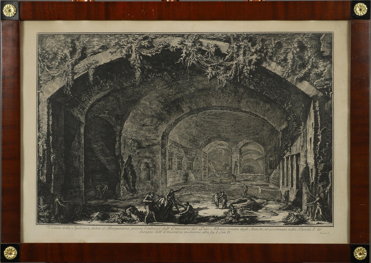 GIOVANNI BATTISTA PIRANESI. Druck nach älterem Modell.
