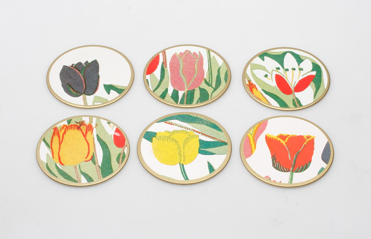 COASTER, 6 st, Josef Frank, Firma Svensk tenn.