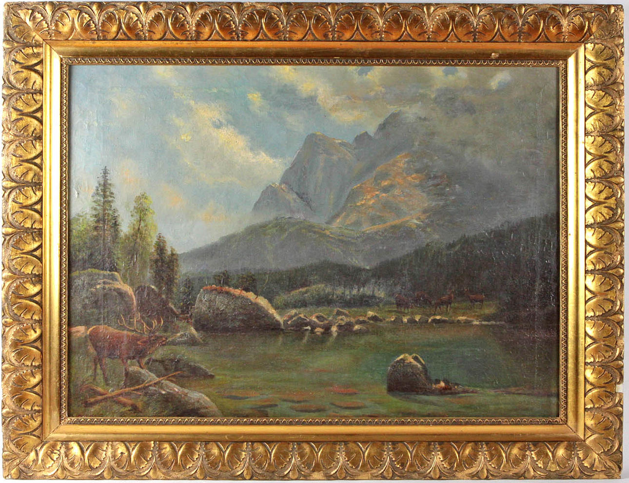 Jagdbild - unbekannter Künstler.