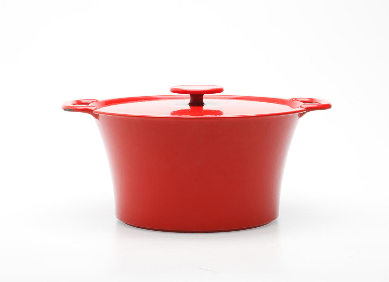 Gryta, emaljerad, Rosenlew Co, Finland, 1960-tal.