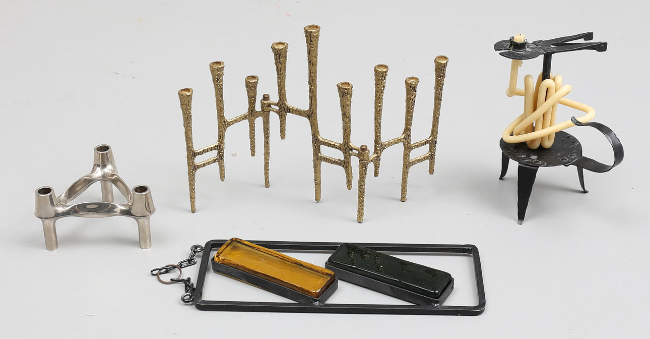 LJUSSTAKAR m.m (4), bl.a Ceasar Stoffi, 1900-talets andra hälft.