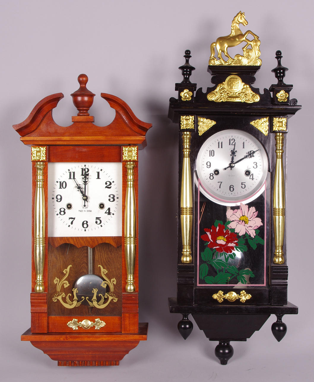 VÄGGUR, 2 stycken, Kina, sent 1900-tal.