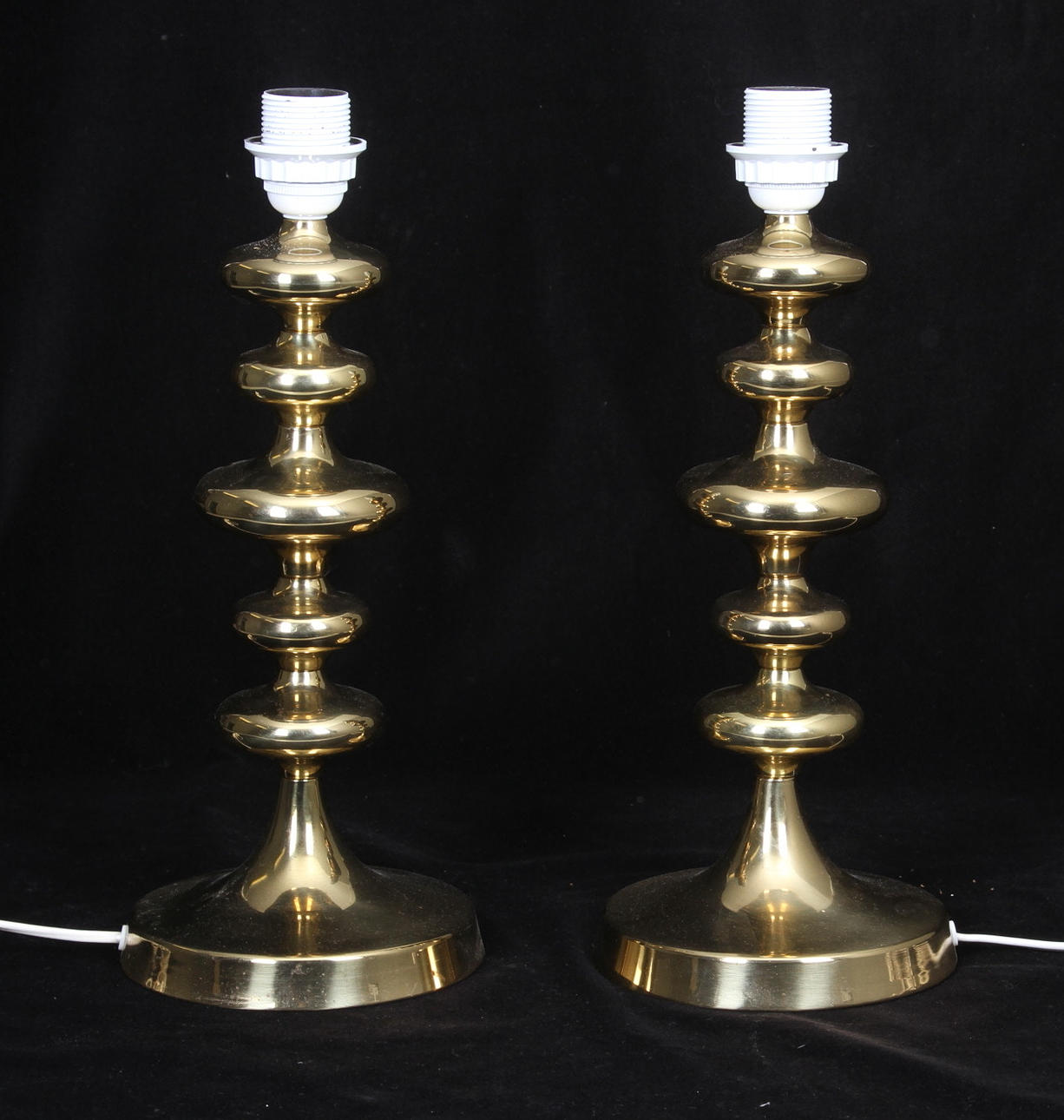 BORDSLAMPOR, ett par, 1960-tal.