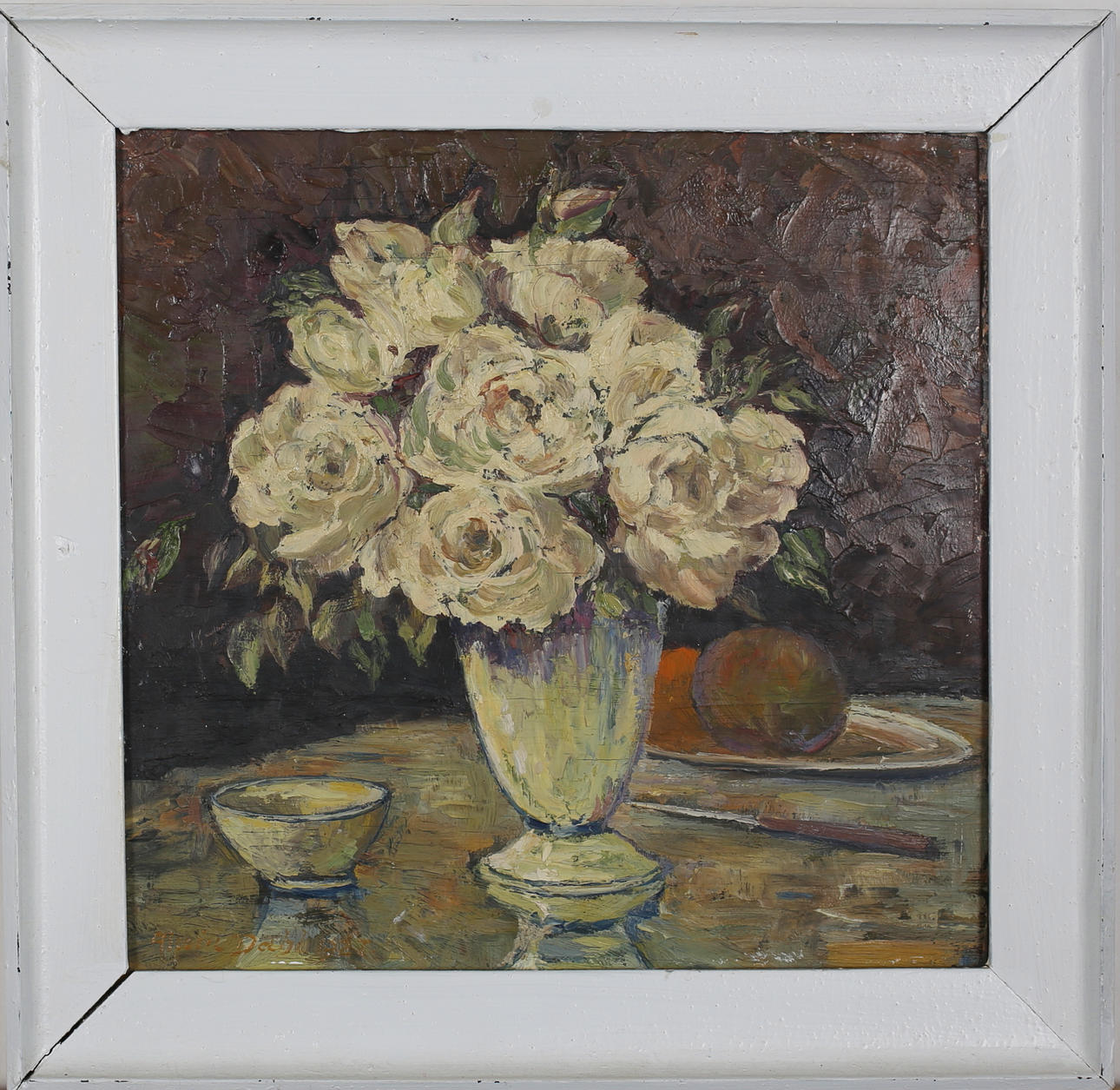 ALVIN DAHL. Stilleben. Olja på duk. Signerad och daterad 1921.