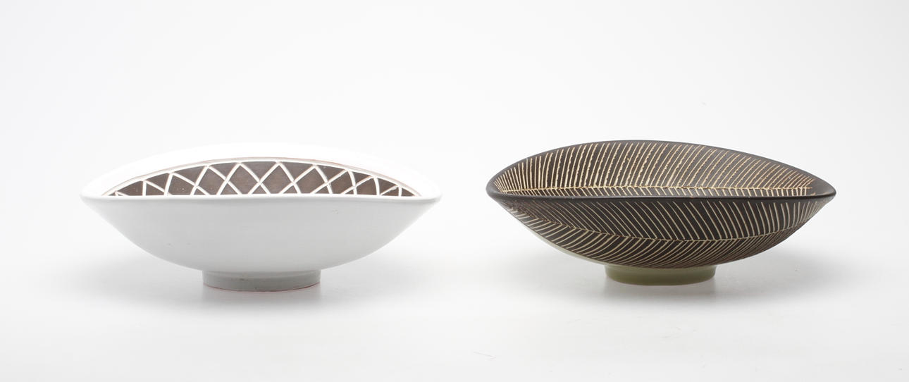 SKÅLFAT, 2 st, keramik, Gabriel, 1900-tal.