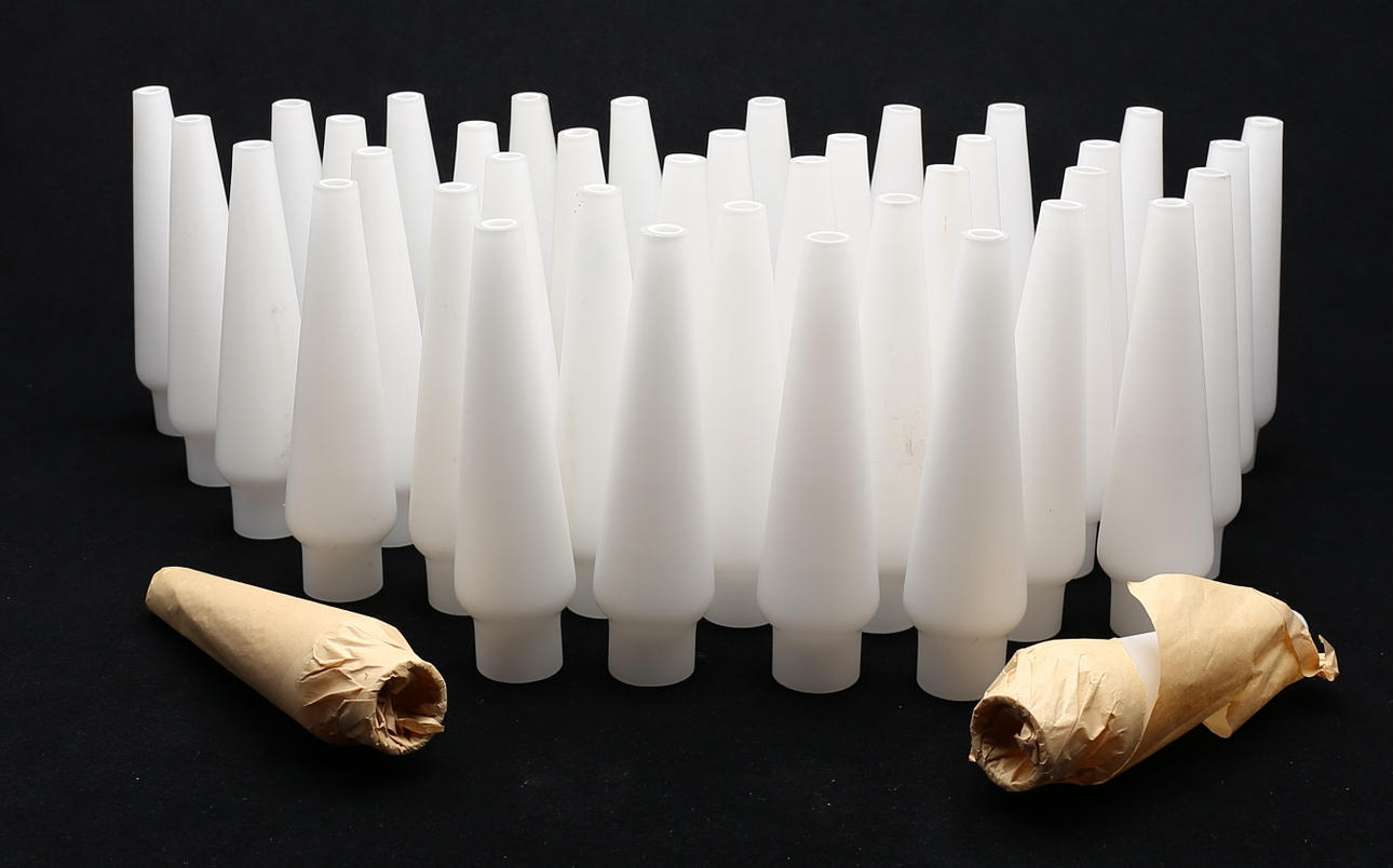 LAMPKUPOR, 40 st, 1900-talets mitt/andra hälft.