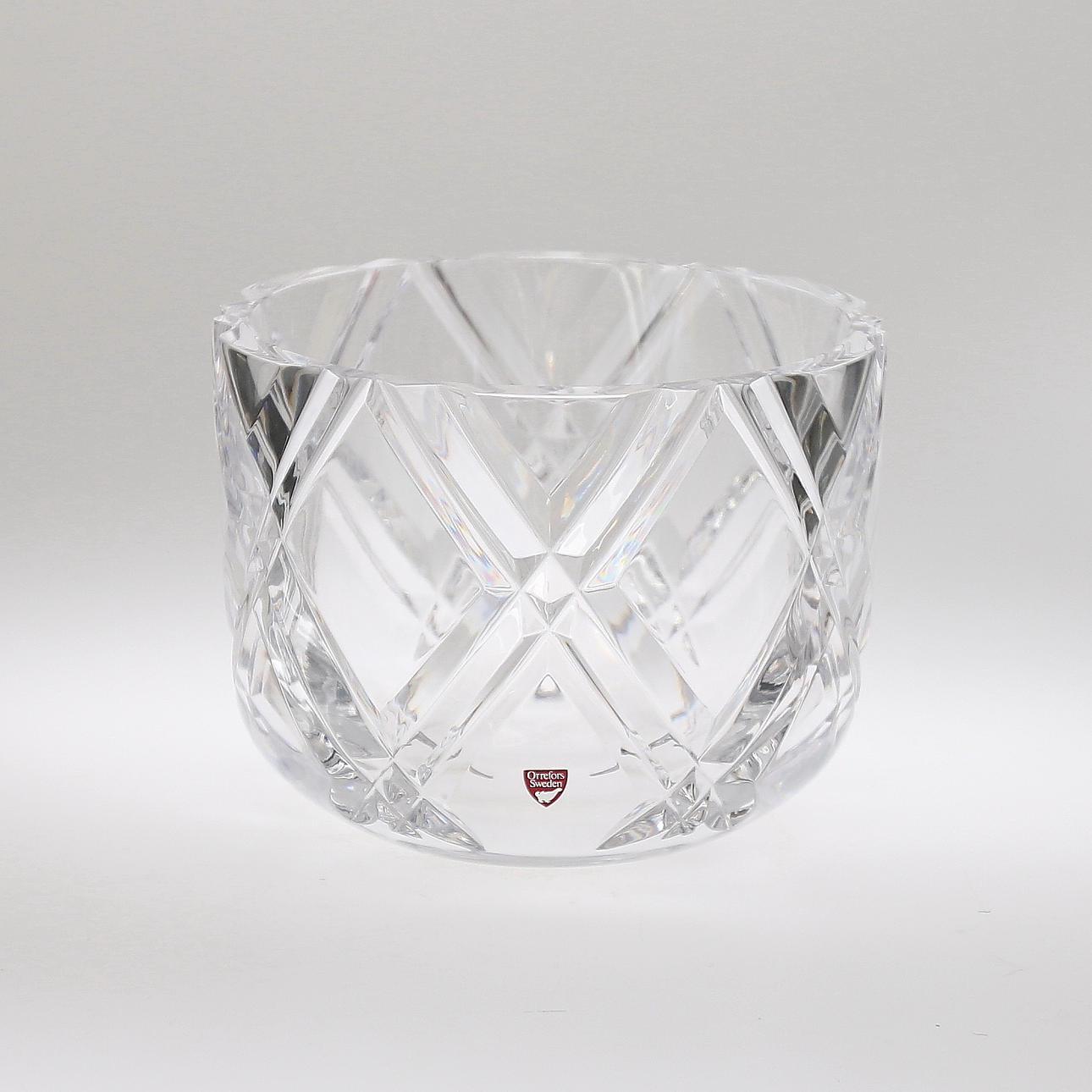 SKÅL, kristall, signerad, Olle Alberius, Orrefors.