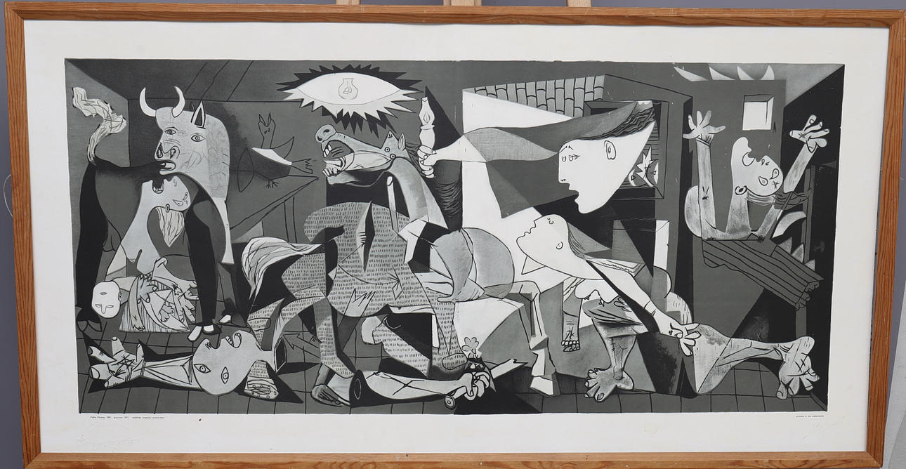 PABLO PICASSO. press, After. "Guernica", 1937.