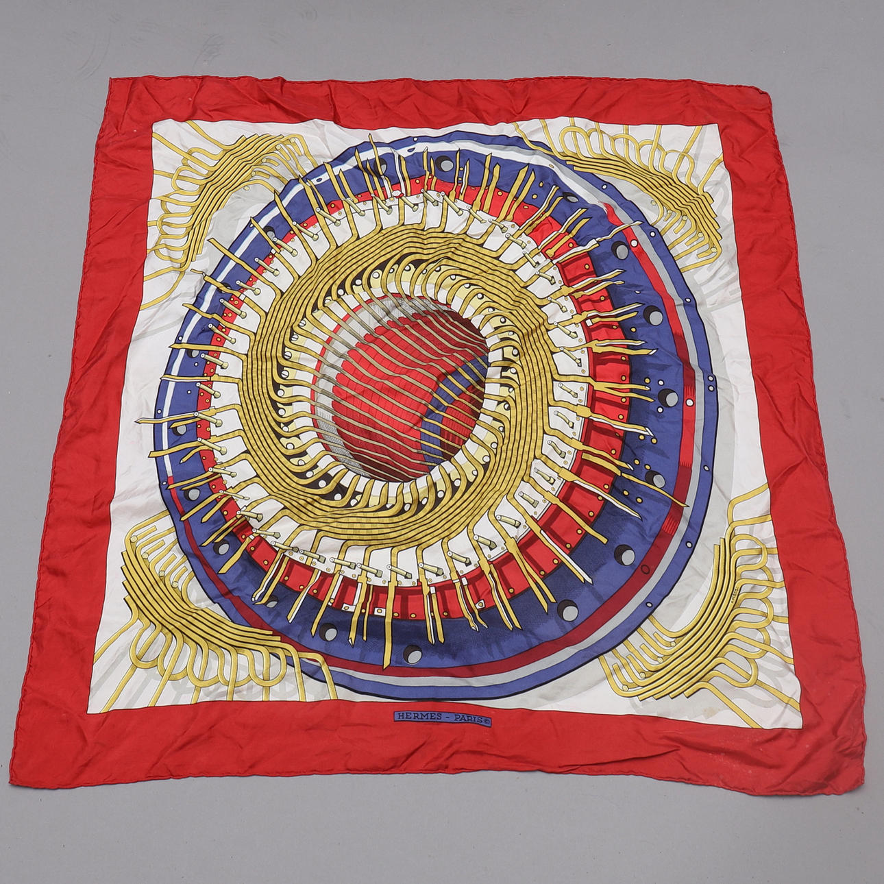 TØRKLÆDE, silke, ''Alternatør'', Pierre Peron, Hermès.