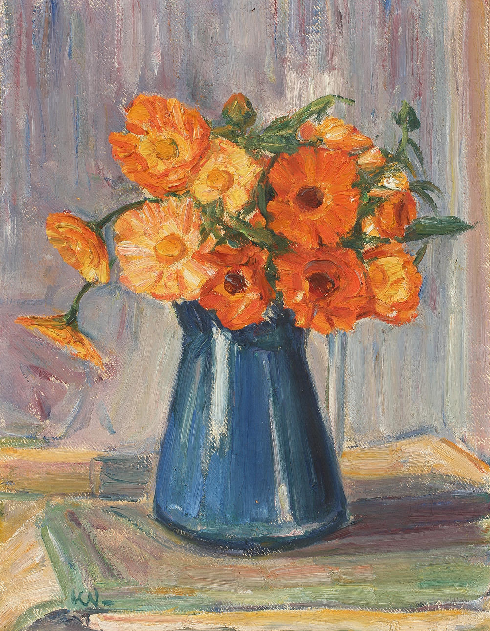 KARL NORDSTRÖM. TILLSKRIVEN. Olja på duk, signerad KN.