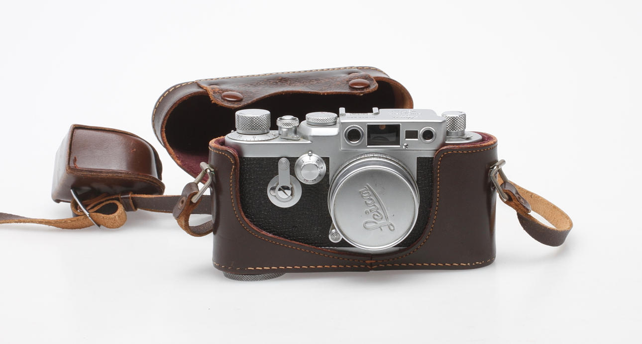 KAMERA, Leica 3G, nr 878580, 1950-tal.