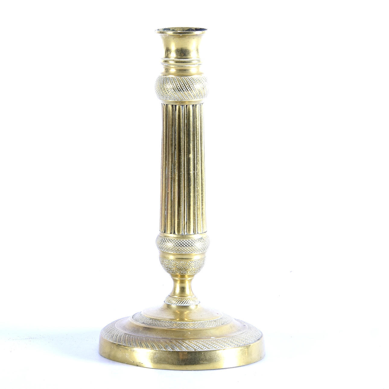 LJUSSTAKE, brons, Empire, 1800-talets början.