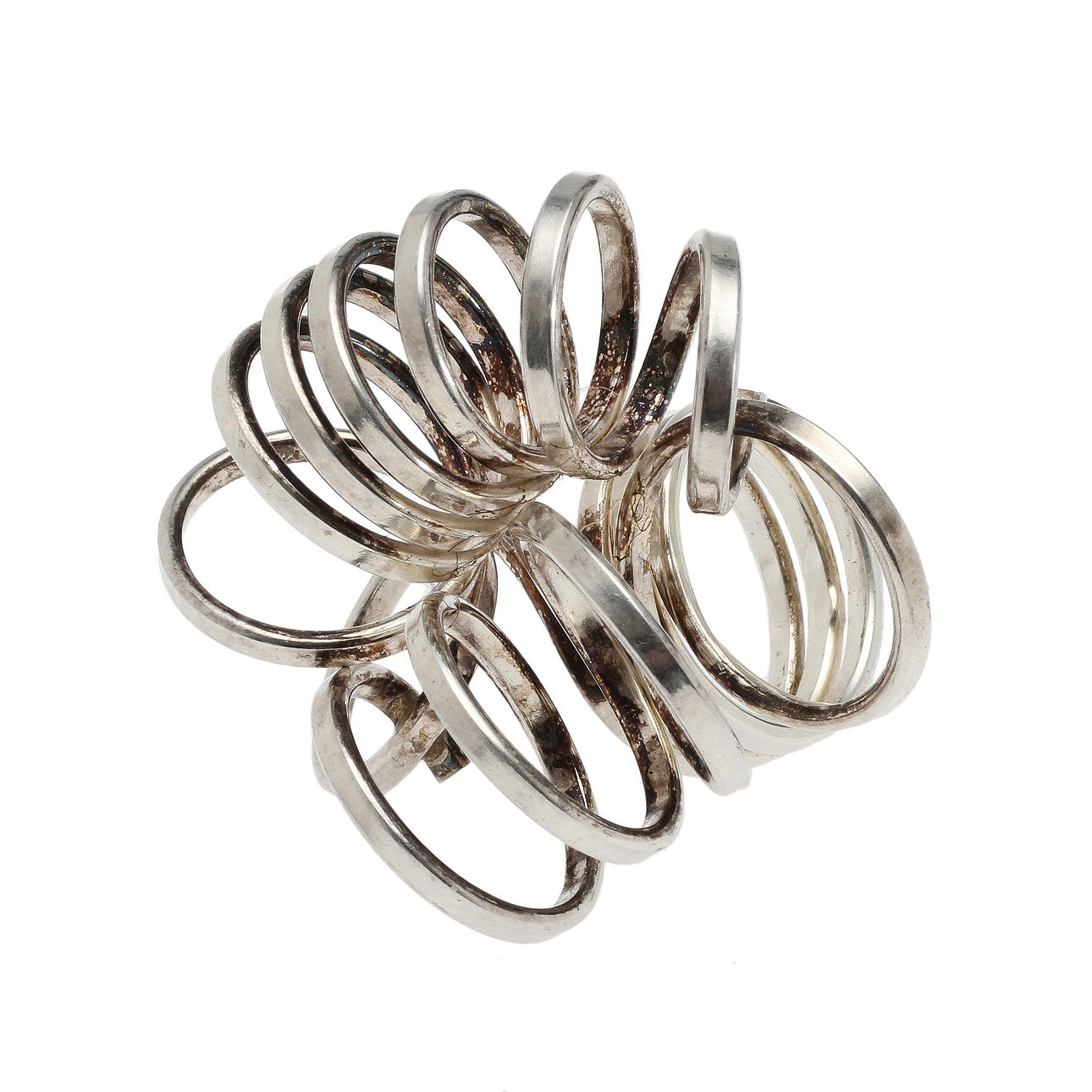 CECILIA JOHANSSON. RING, silver. Göteborg 1992.