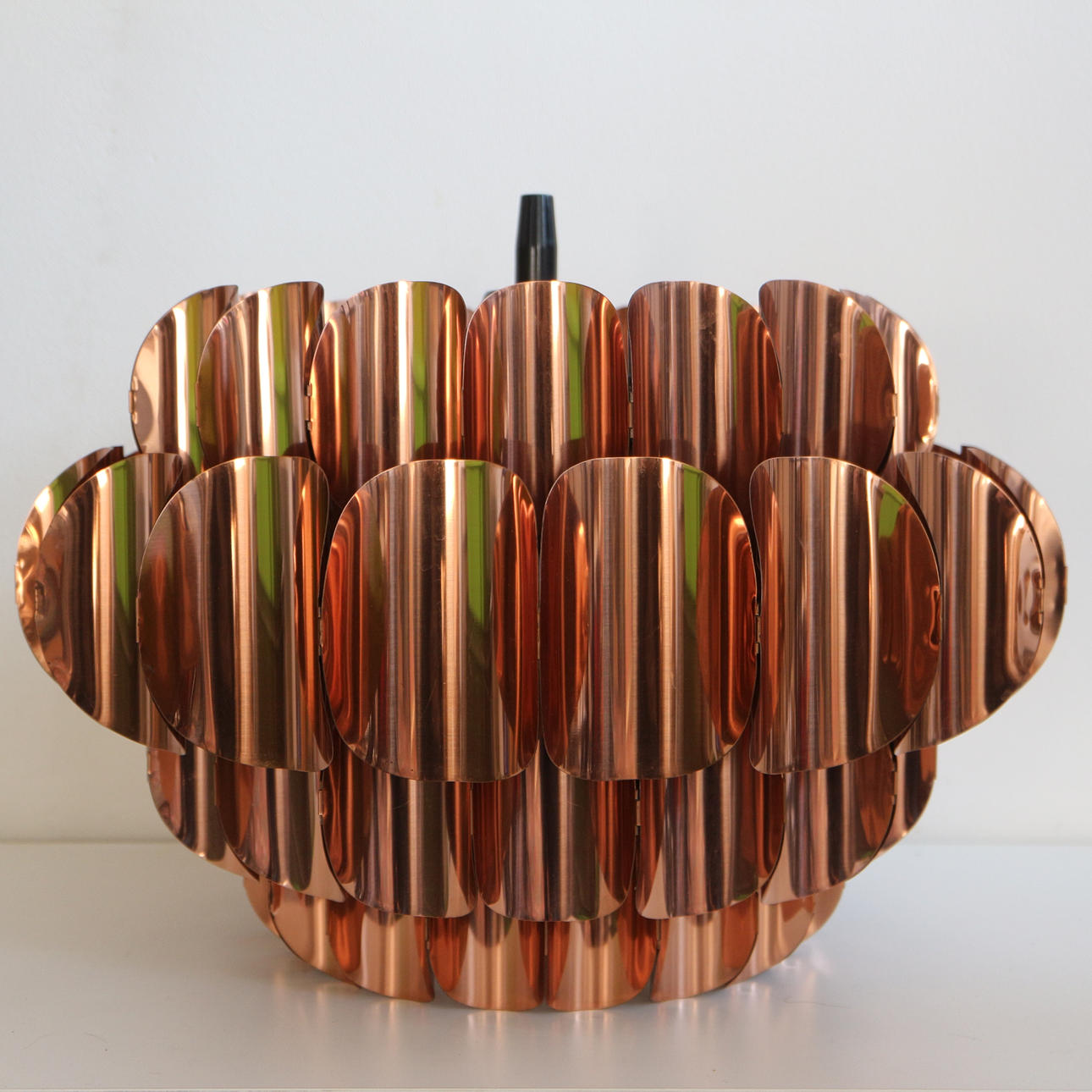 TEMDE DESIGNER KOPPAR LAMPA.