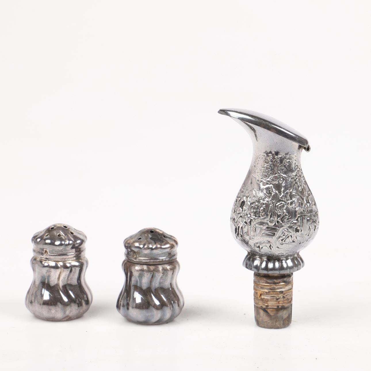 BRÆDERE OG VINPROKKER, sølv/ny sølv.