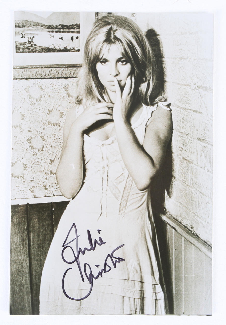 AUTOGRAF, Julie Christie.