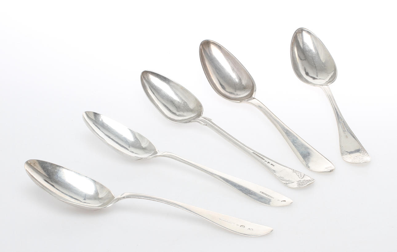 SKEDAR, 5 st, silver, 1800-tal.