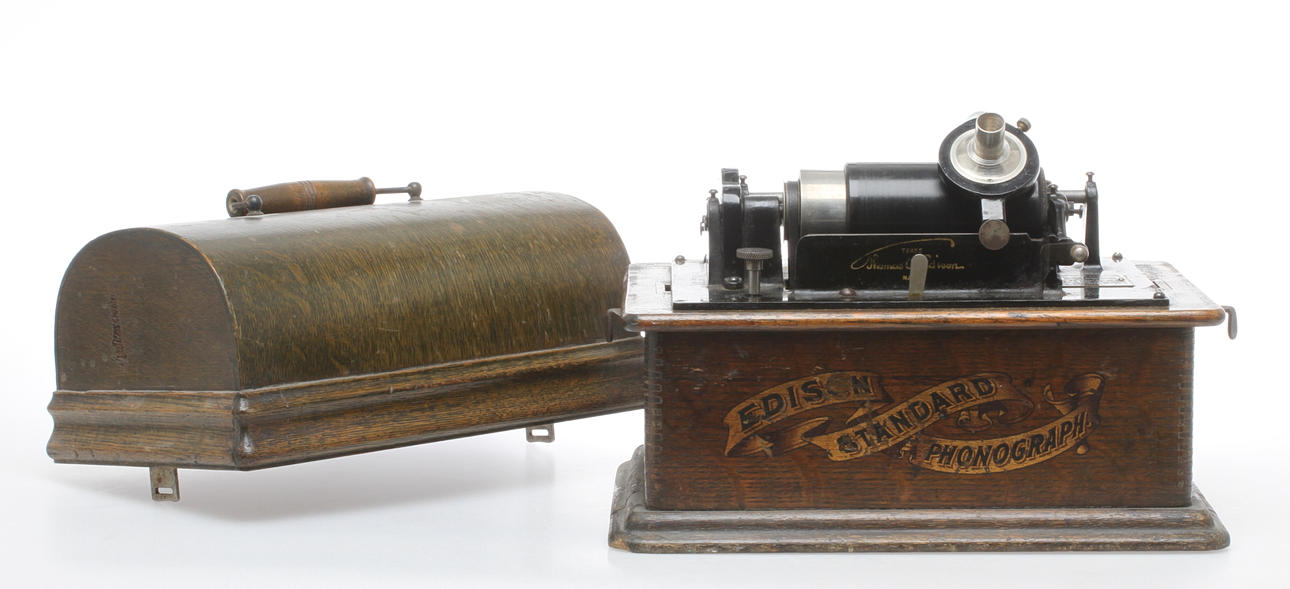 FONOGRAF, Thomas A Edison, USA, tidigt 1900-tal.