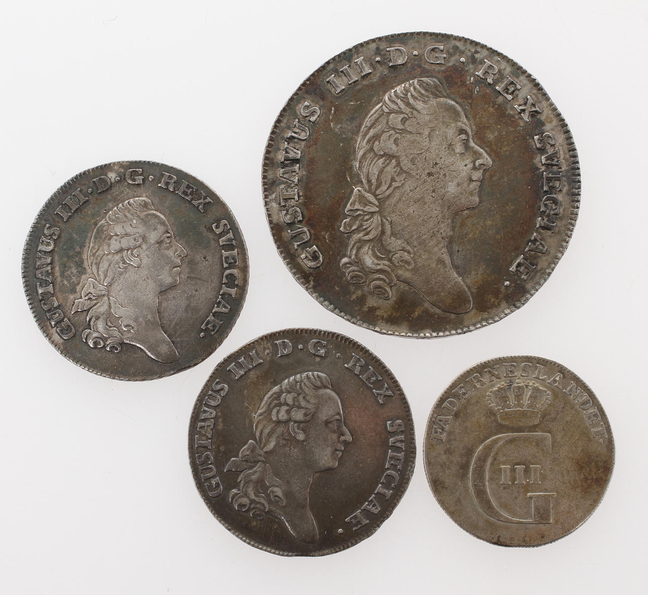 DIVERSE MYNT, 1700-tal.
