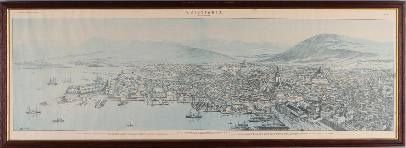 GRAFISKT BLAD, Kristiania, från Illustreret Famille-Journal.