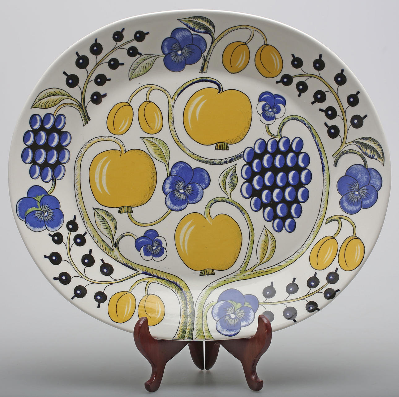 UPPLÄGGSFAT, porslin, Paratiisi, Birger Kaipianen, Arabia, Finland.