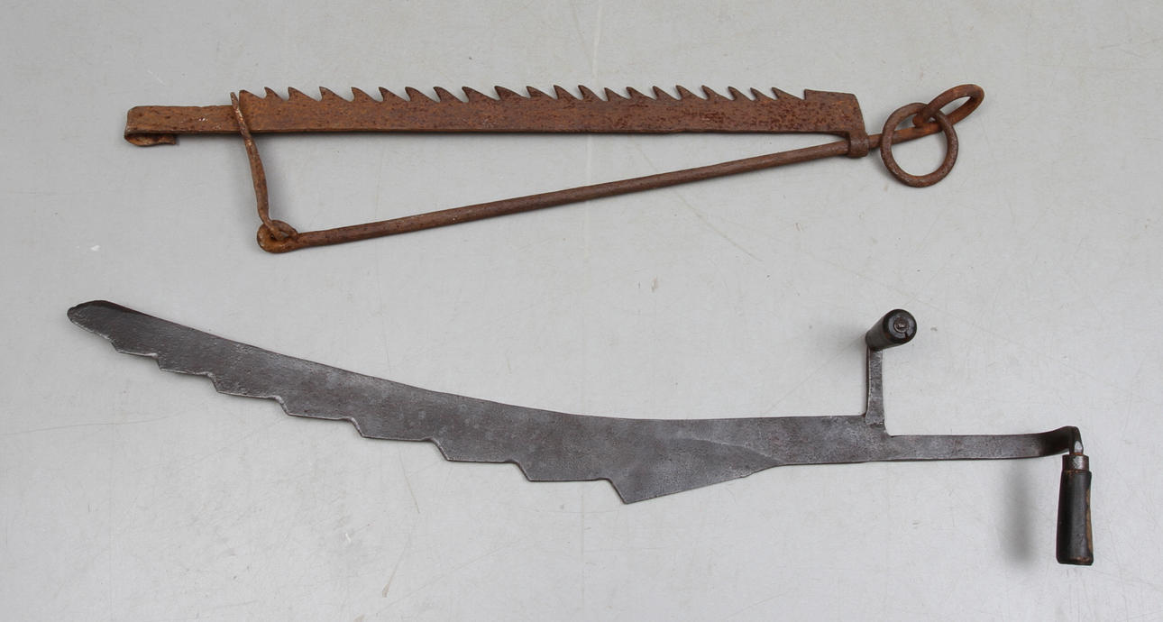 GRYKROK, ISSÅG, allmoge, järn.