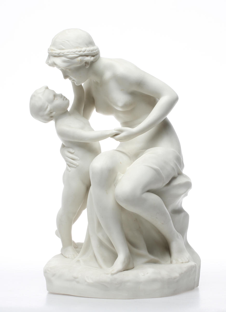 FIGURINGRUPP, Moderskärlek, Gustavsberg, 1928.