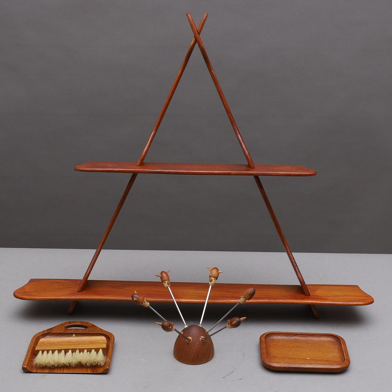 Ein Menge TEAK, 5-teilig, u.a. Holmberg.