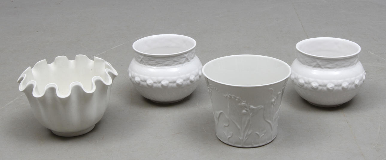 YTTERFODER, 4 st, Gustavsberg, 1900-tal.