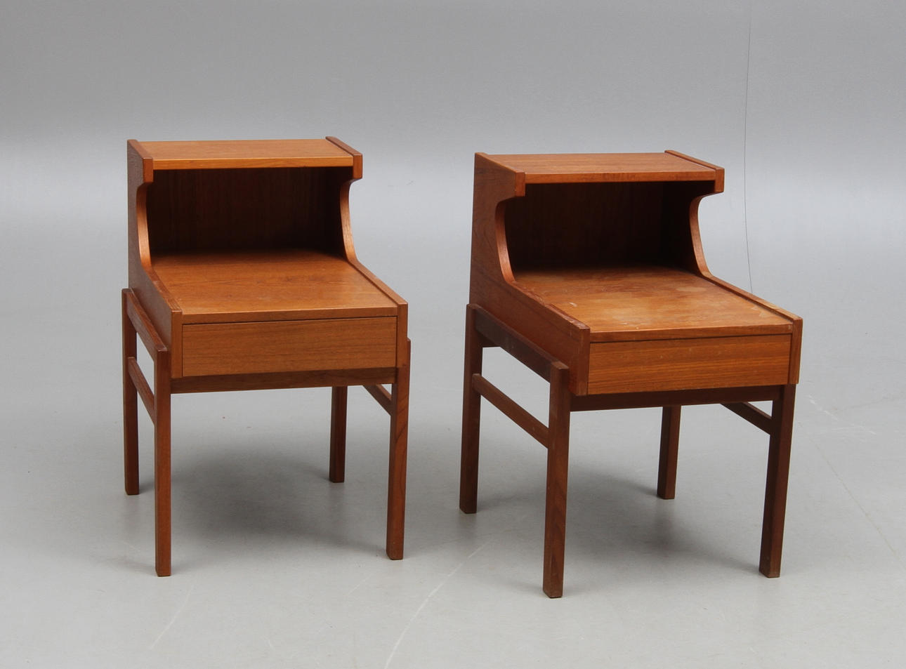 SÄNGBORD, 1 par, teak, 1900-talets mitt.